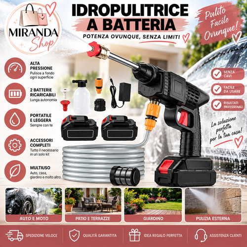 Idropulitrice batteria 48v - idropulitrice, a